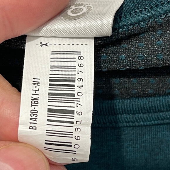 Gymshark Shirt Women’s Blue Vital Seamless Crop Top Athletic Long Sleeve - Picture 5 of 6